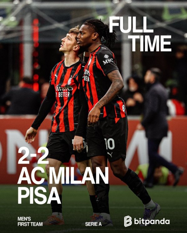 公富网配资 爆冷平垫底队! 米兰丢分仅剩2分优势, 234名均积15分都有登顶机会